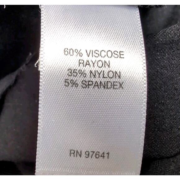 J JILL Barely Boot Cut Ponte Pants Womens LT Large Tall Black Stretch Pull-On - Picture 5 of 12